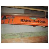 Lot of yard tools, broom...