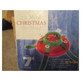 2 vintage Christmas tree stands...