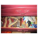 Dresser and its contents
