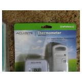 Outdoor digital thermometer and ear thermometer. Both new