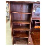 Victorian Side by Side Secretary Glass Door Cabinet