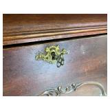 Victorian Side by Side Secretary Glass Door Cabinet