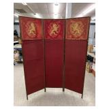 Antique 3 Panel Folding Screen/Room Divider