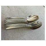 Heirloom Sterling Damask Rose Flatware 80.7 oz of 92.5% Silver