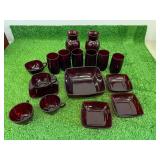 Royal Ruby Anchorglass