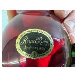 Royal Ruby Anchorglass