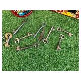 Skeleton Keys, Thermos Lunch Box & Coffee Tin