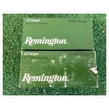 2 500 Count Boxes Remington Target 22 Long Rifle Cartridges