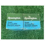 2 500 Count Boxes Remington Target 22 Long Rifle Cartridges