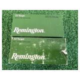 2 500 Count Boxes Remington Target 22 Long Rifle Cartridges
