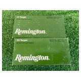2 500 Count Boxes Remington Target 22 Long Rifle Cartridges