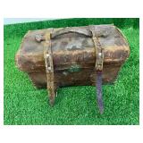 Vintage Leather Ammo Box