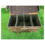Vintage Leather Ammo Box