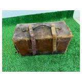 Vintage Leather Ammo Box