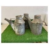 3 Vintage Railroad Tipping Cans NPR