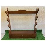 Gun Rack with Locking Drawer & Contents