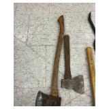Pry Bars, Hammer, Hatchet & Axe