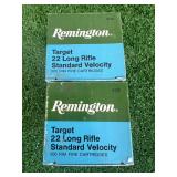 2 500 Count Boxes Remington Target 22 Long Rifle Cartridges