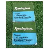 2 500 Count Boxes Remington Target 22 Long Rifle Cartridges