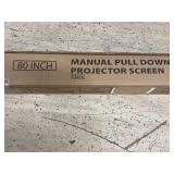 VivoHome 80" Manual Pull Down Projector Screen