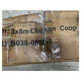 3m x 8m Metal Chicken Coop