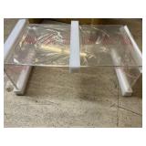 Fox Hill Trading Acrylic Large Coffee Table - Clear