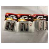 8 Alkaline 9V Batteries