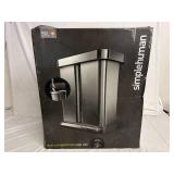 Simple Human Dual Compartment Step Can - 58L