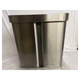 Simple Human Dual Compartment Step Can - 58L