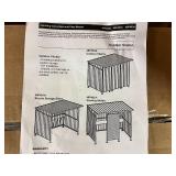 Blue Metal Outdoor Shelter