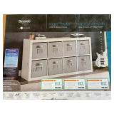 Bayside Furnishings Room Divider with 8 Storage Bins