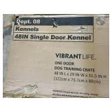 Vibrant Life 48in Single Door Dog Kennel
