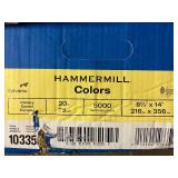 5000 Sheets of Canary Copy Paper - 8.5 x 14