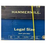 5000 Sheets of Hammermill White Copy Paper - 8.5 x 14