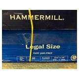 5000 Sheets of Hammermill White Copy Paper - 8.5 x 14