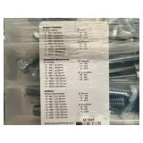 128 Piece Set of Autocraft Grade 8 Fasteners