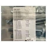 128 Piece Set of Autocraft Grade 8 Fasteners