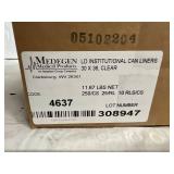 Case of 250 30x36 Clear Can Liner