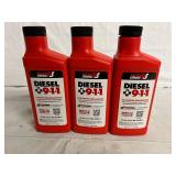 3 Bottles of Power Service Diesel 911 Winter Rescue Formula