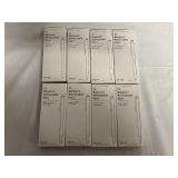 8 x 12 Packs Ballpoint Retractable Pens - Blue