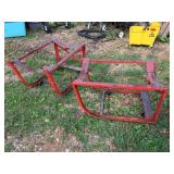 2 Wesco 600lb Drum Cradles - 55 Gallon