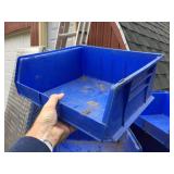 9 Stackable/Rackable Blue AKRO Bins