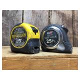 Stanley Fatmax - Kapro Classic 25ft Tap Measures