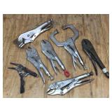 Group Vice Grip Type Pliers