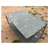 60" x 30" x 27" Rolling Shop Table