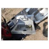 2 Stainless Steel Wall Mount Sinks