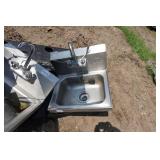 2 Stainless Steel Wall Mount Sinks