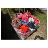 Pallet of Gas Cans