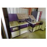 Fast Food Restaurant Trash Cabinet and Distribution Station