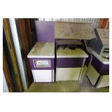 Fast Food Restaurant Trash Cabinet and Distribution Station